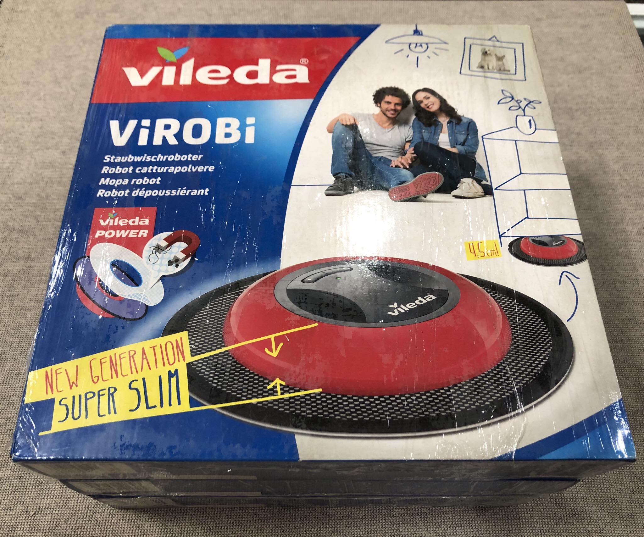 Vileda Virobi Slim - robot dépoussiérant