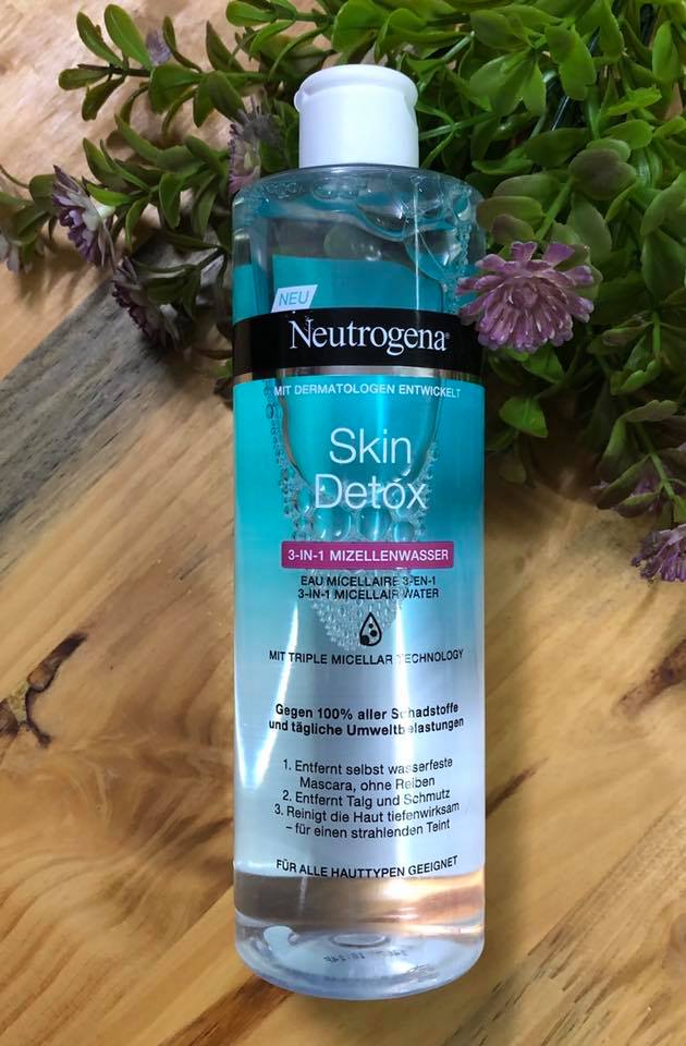 neutrogena skin detox triple micellar water 400ml